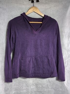 Vintage Tek Gear Sz M Women's Deep Purple Hooded Pullover